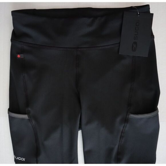 Sugoi U422520F Women's Sz Small Black Active Tights - Picture 7 of 10